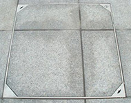 廣場公園井蓋安裝